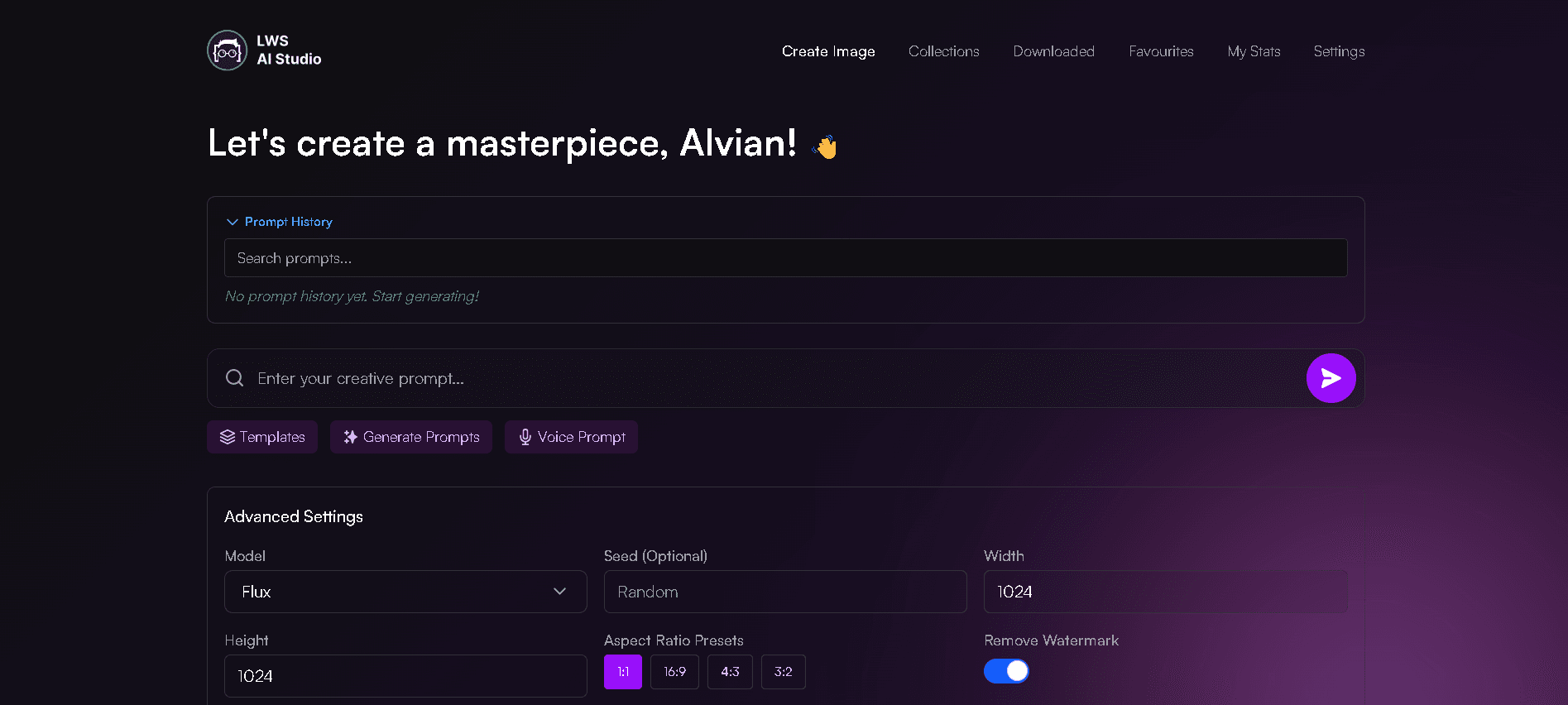 AI Studio screenshot